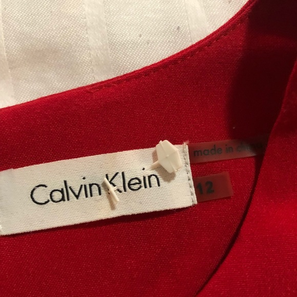 Calvin Klein Red Dress - Picture 2 of 2